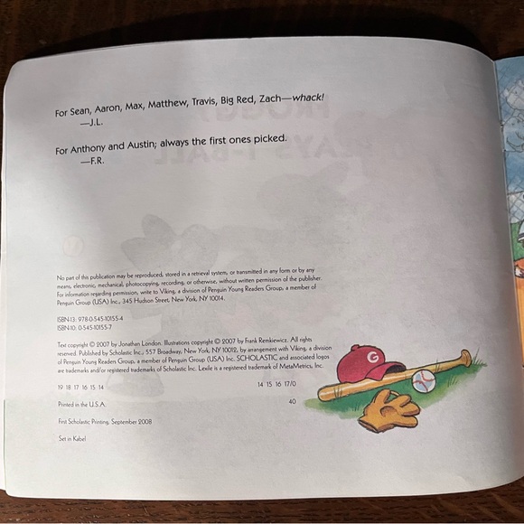 Froggy Plays T-Ball by Jonathan London - Picture 3 of 8